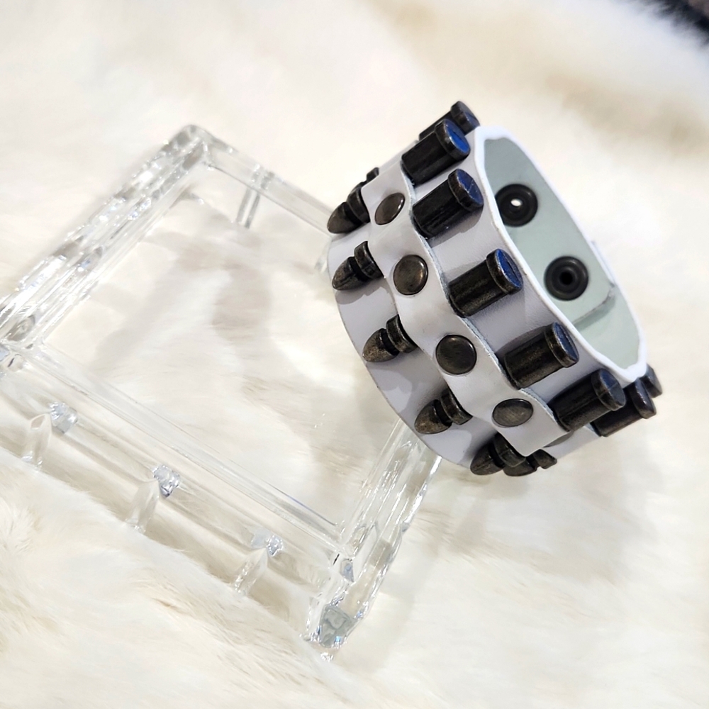 Leather Bullet Bracelet